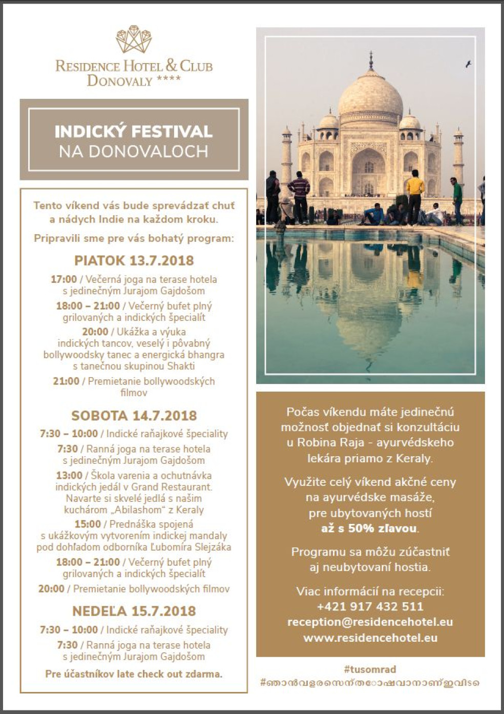 Indický festival na Donovaloch