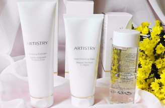 TEST: ARTISTRY starostlivosť o pleť - odličovač očí, peeling, maska