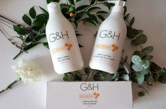 TEST: G&H NOURISH+™ - mydlo na tvár, sprchový gél a telové mlieko