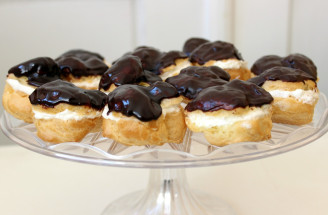 Recept na francúzske profiterolky z odpaľovaného cesta