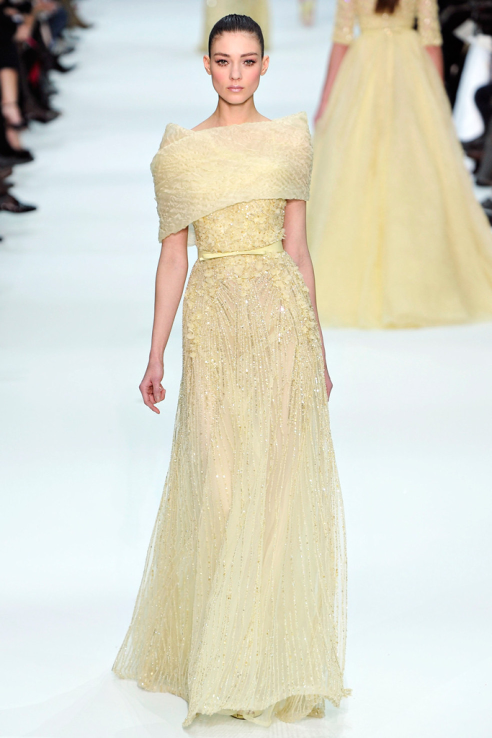 Pastelové svadobné šaty Elie Saab