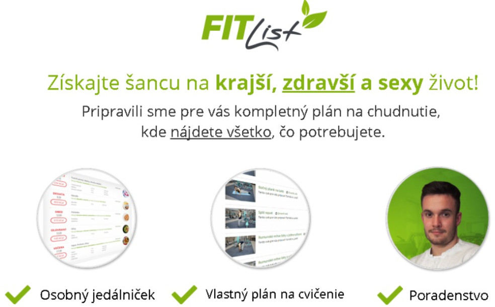 fitlist zdravsi zivot sexy telo