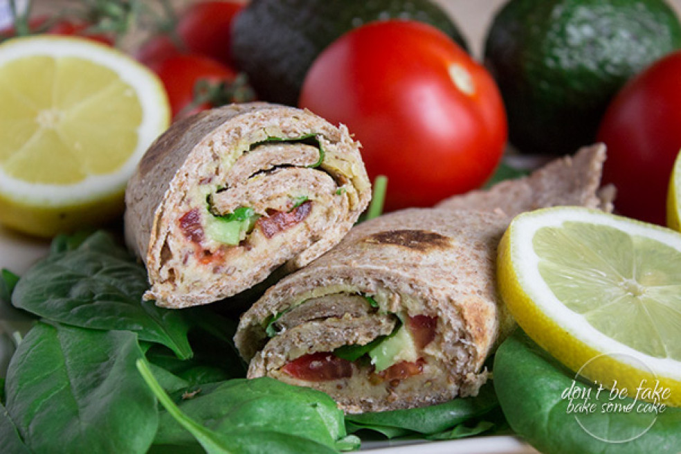 recept na Veggie fresh wrap