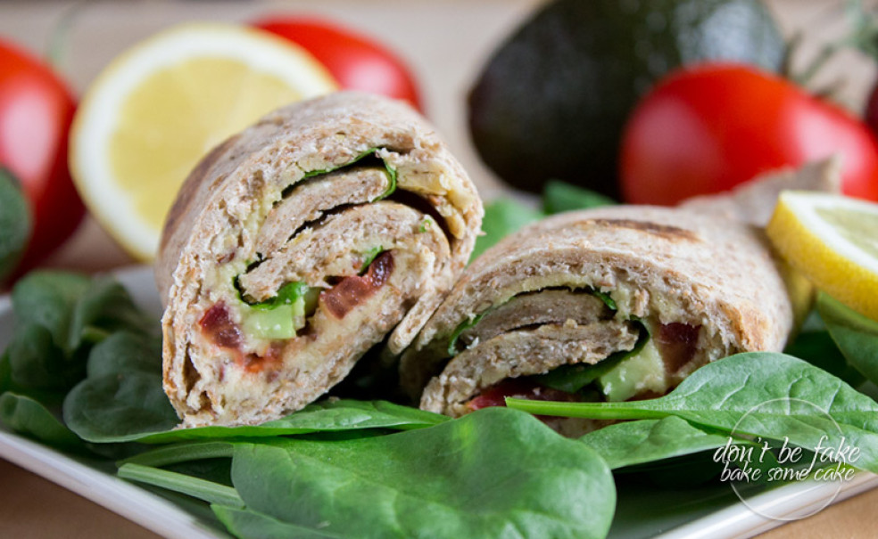 recept na Veggie fresh wrap