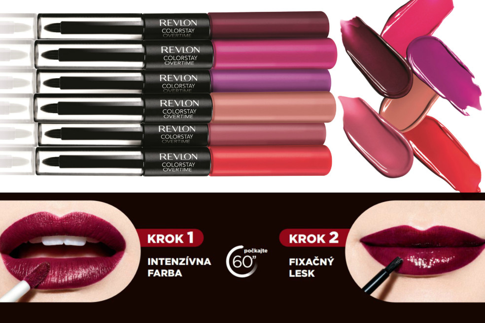 dlhotrvácne rúže na pery Revlon