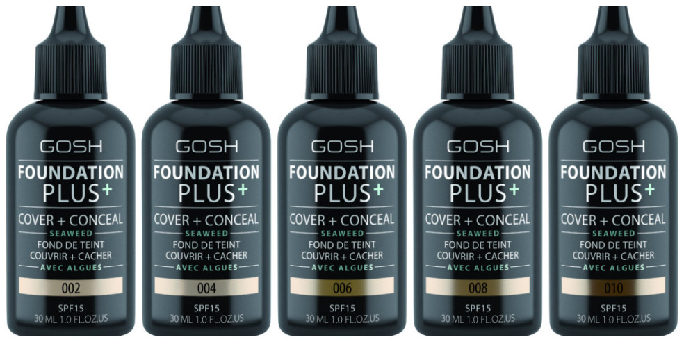 GOSH FOUNDATION PLUS+ - make-up a korektor v jednom