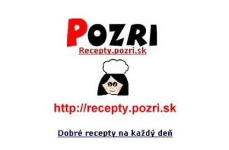 Objav najlepšie recepty na Pozri.sk