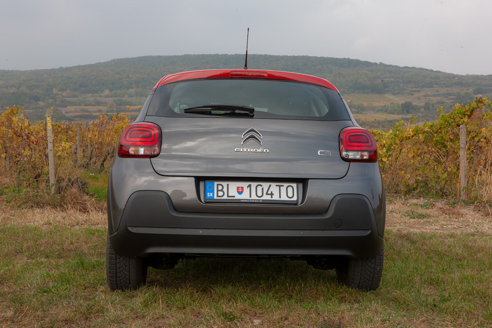 Citroen C3 - zadné svetlomety