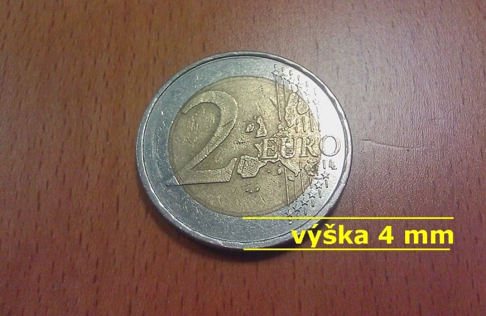 dvoj eurová minca