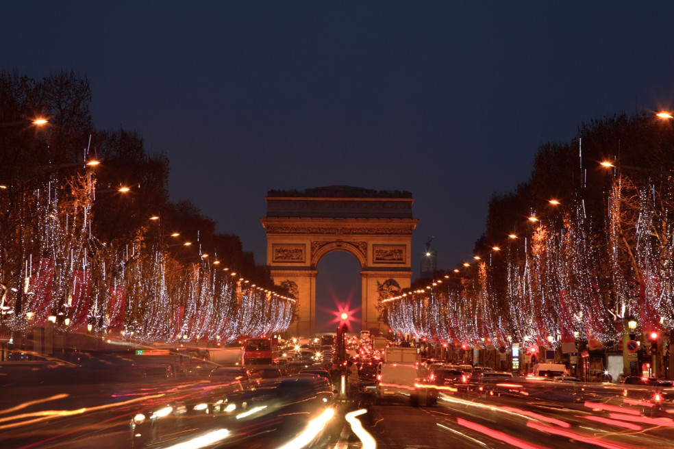 vianočné trhy v Paríži