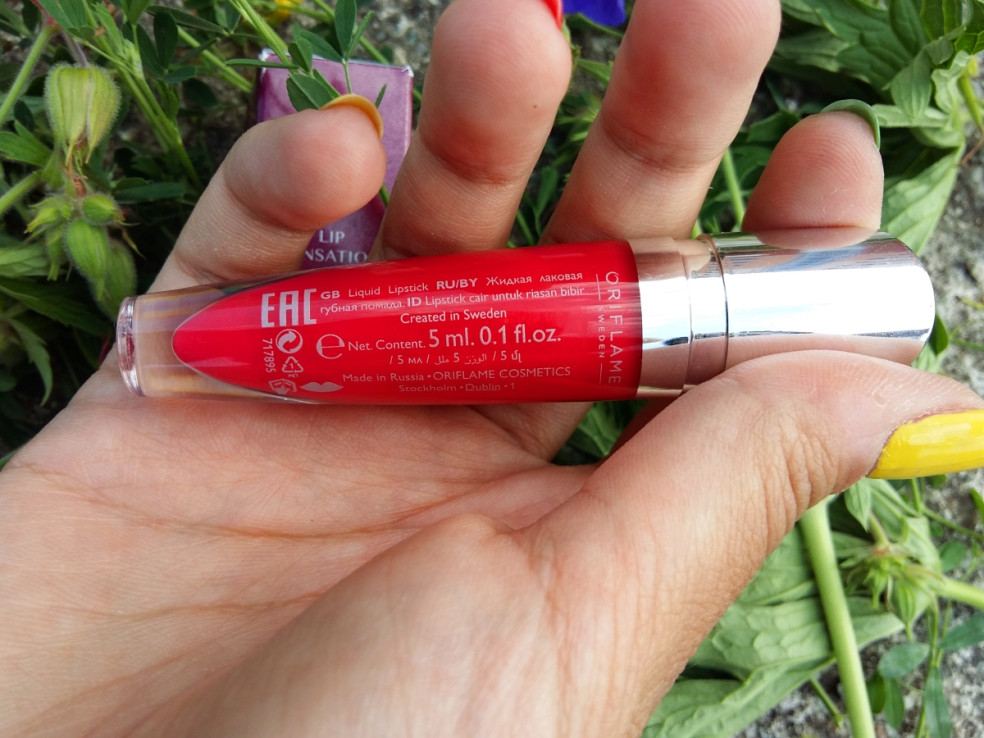 TEST: Oriflame - The ONE Lip Sensation Vinyl Gel - tekutý rúž na pery