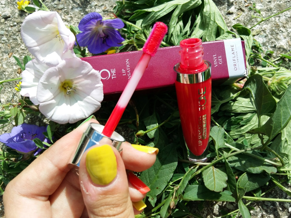 TEST: Oriflame - The ONE Lip Sensation Vinyl Gel - tekutý rúž na pery