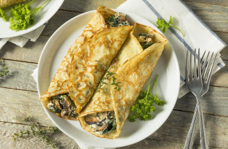 Recept na tvarohové palacinky s hubami: Gastro zážitok zaručený