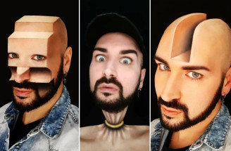 Úžasné optické ilúzie: To, čo dokáže tento mejkap artista, nepochopíš!