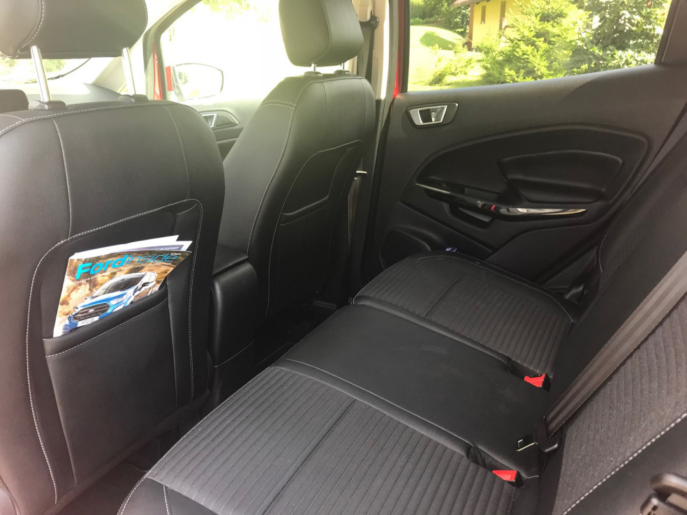 Ford ECOSPORT - zadné sedadlá