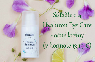 Súťažte o 4 Hyaluron Eye Care - očné krémy (v hodnote 13,19 €)