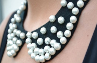 DIY: Módny golierový náhrdelník s korálkami