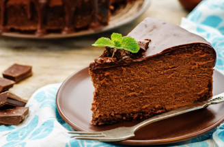 Čokoládovo čokoládový cheesecake, ktorý sa rozplýva na jazyku