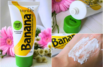 TEST: tianDe Banana - Peeling s minerálnou soľou na ruky a nohy