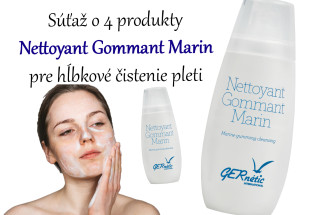 Súťaž o 4 produkty Nettoyant Gommant Marin pre hĺbkové čistenie pleti