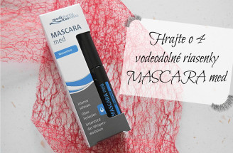Hrajte o 4 vodeodolné riasenky MASCARA med od Medipharma cosmetics