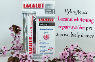 Vyhrajte 4x Lacalut whitening repair systém pre žiarivo biely úsmev