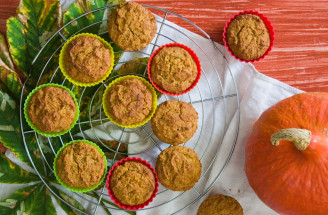 Recept na tekvicové muffiny s goji