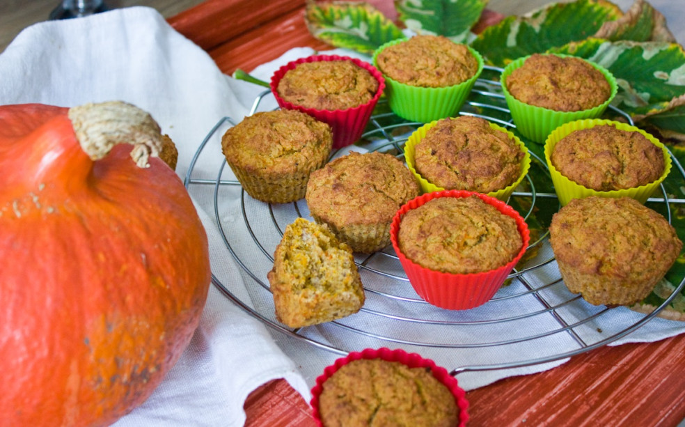 Recept na Tekvicové muffiny s goji