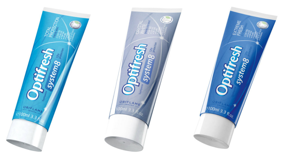 Optifresh oriflame zubná hygiena