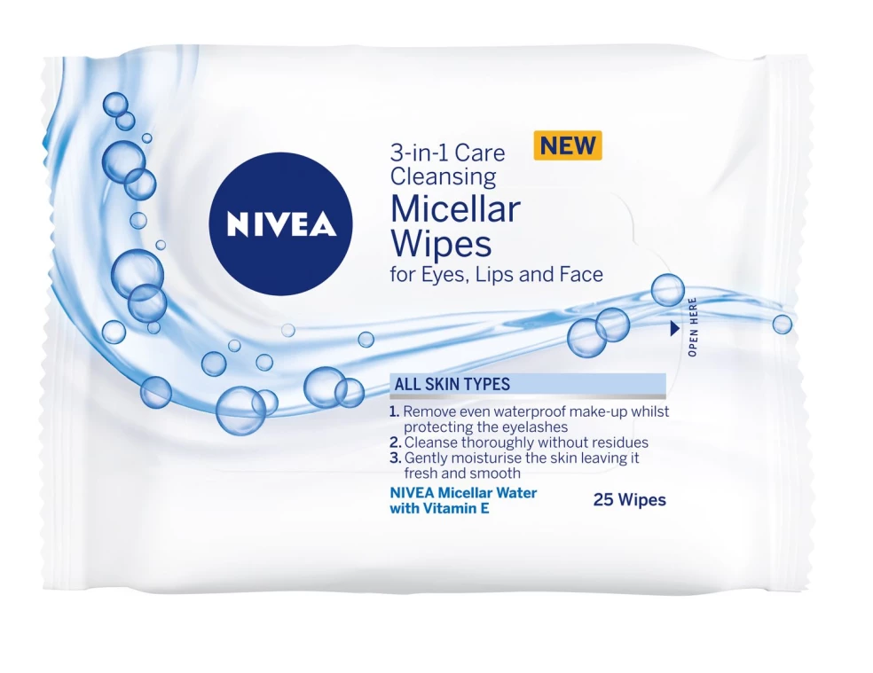 čistiace obrúsky nivea