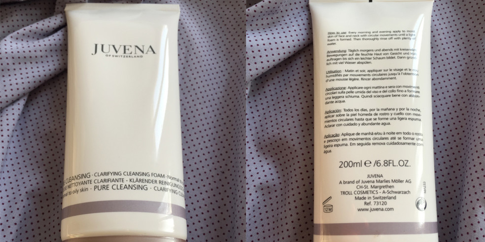 TEST: JUVENA - Clarifying Cleansing Foam - čistiaca pena