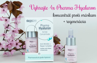 Vyhrajte 4x Pharma Hyaluron koncentrát proti vráskam + regenerácia