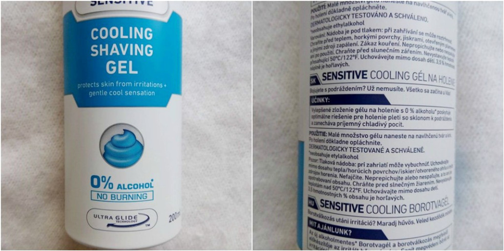 TEST: NIVEA - Gél na Holenie Sensitive Cooling