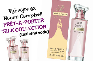 Vyhrajte 6x Naomi Campbell PRÊT-À-PORTER SILK COLLECTION