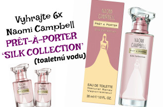 Vyhrajte 6x Naomi Campbell PRÊT-À-PORTER SILK COLLECTION