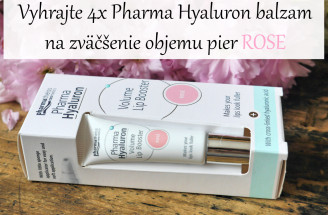 Vyhrajte 4x Pharma Hyaluron balzam na zväčšenie objemu pier ROSE