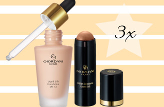 Hrajte o 2 novinky od Oriflame: Mejkap a bronzer Giordani Gold