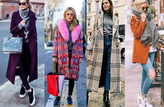 Moderné farebné kabáty: Inšpiruj sa a oživ si zimu!