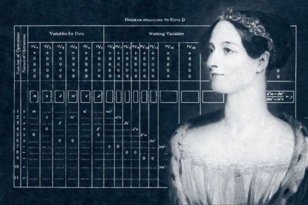 Ada Lovelace and her punchcard