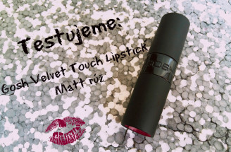 TEST: GOSH - Velvet Touch Lipstick Matt - Rúž - 008 Matt Plum