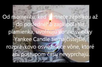 Test sviečky Yankee Candle - Honey Bloosom