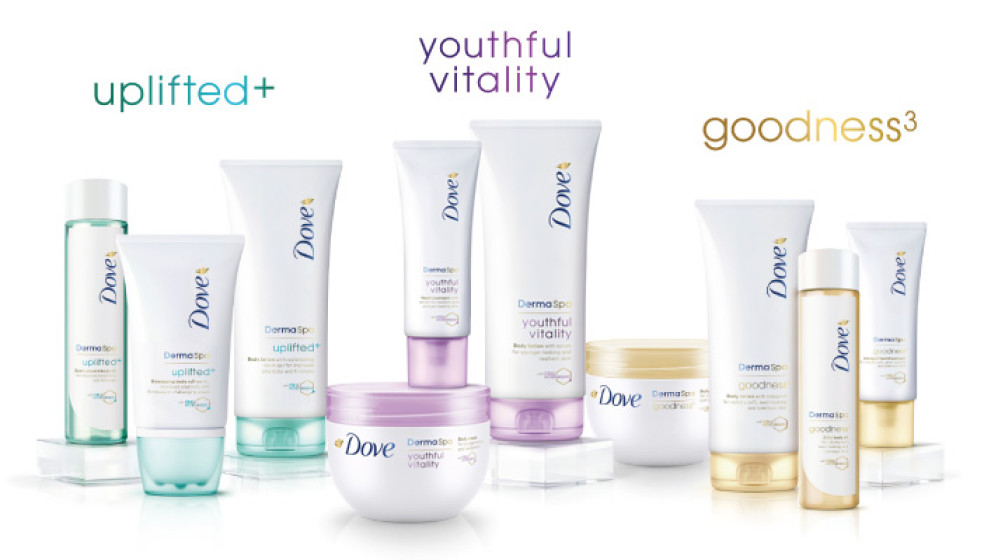 Luxusný rad kozmetiky Dove DermaSpa Youthful Vitality