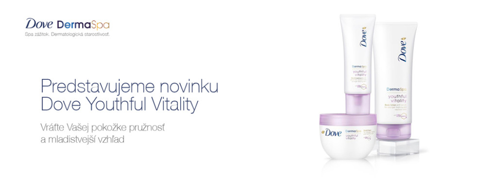 Luxusný rad kozmetiky Dove DermaSpa Youthful Vitality