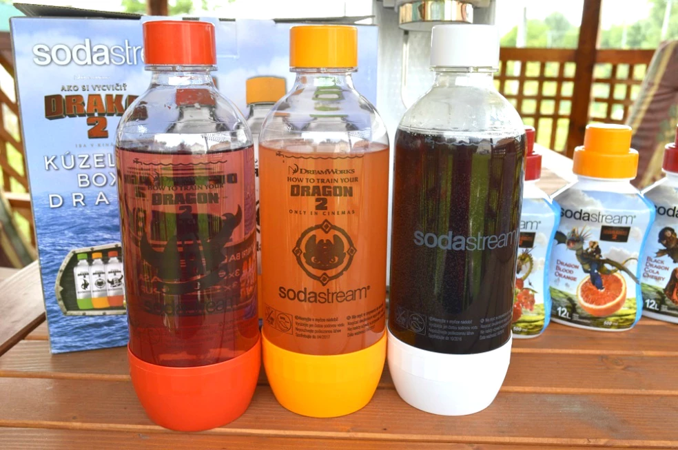 sodastream fľaše