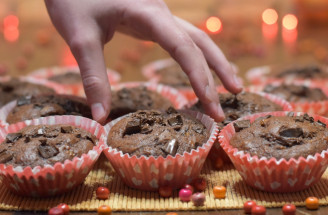 Banánovo čokoládové muffiny – jemné ako pavučinka