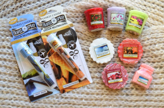 TEST: YANKEE CANDLE samplers sviečky, vosky a osviežovače vzduchu