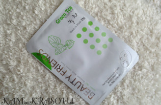 TEST: Beauty Friends pleťová maska Green Tea