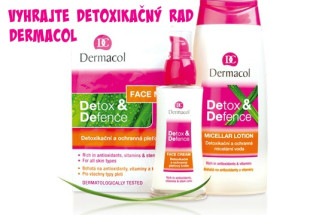 Vyhrajte o 3 balíčky kozmetiky Dermacol Detox & Defence