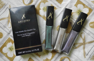 TEST: Očné tiene ARTISTRY™ Luxe Metallic Trio
