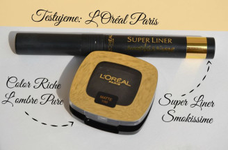 TEST: L´Oréal Paris – linka Super Liner Smokissime & tiene Color Riche L´Ombre Pure